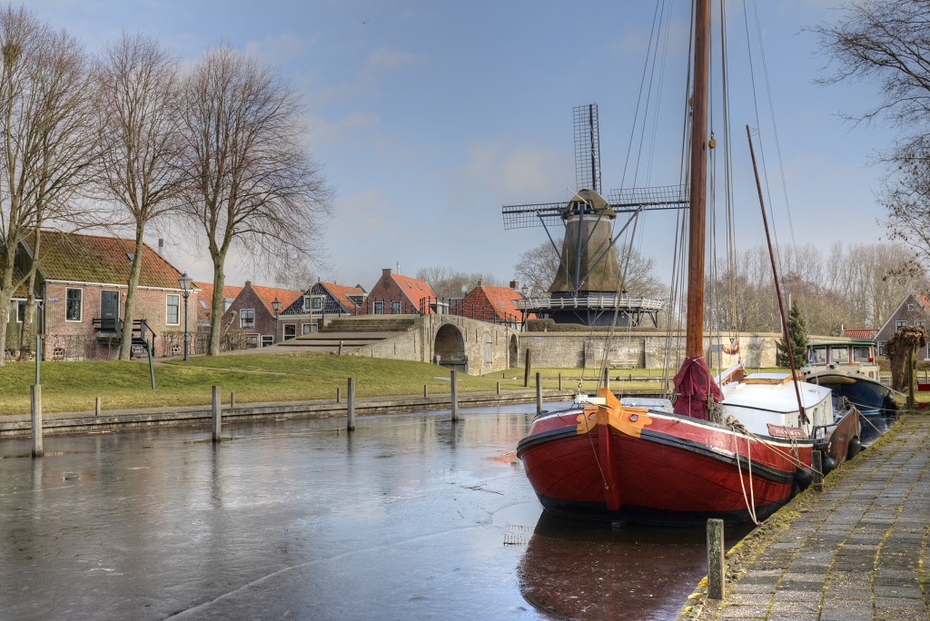 winter ijs sneeuw seizoen seizoenen koud lente zomer herfst Dirkslandse Sas schaap schapen sloten sleat vriezen elfstedentocht vrieskou kou